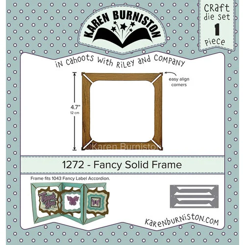 Karen Burniston - Craft Dies - Fancy Solid Frame
