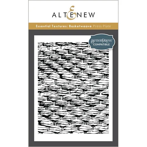 Altenew - Press Plates - Basketweave 1 Altenew - Press Plates - Basketweave