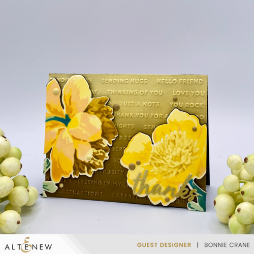 Altenew - Embossing Folder - 3D - Raised Sentiments 6 Altenew - Embossing Folder - 3D - Raised Sentiments
