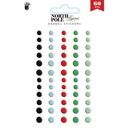Fancy Pants Designs - North Pole Express Collection - Enamel Dots