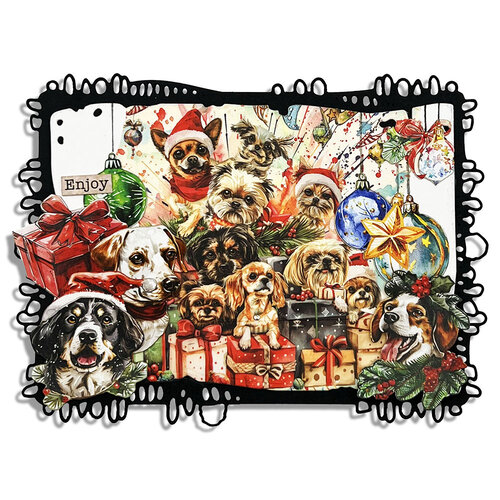 AALL and Create - Ephemera - Die-Cuts - Santas Pups 3 AALL and Create - Ephemera - Die-Cuts - Santas Pups