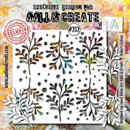 AALL and Create - Stencils - Nature Listens 1 AALL and Create - Stencils - Nature Listens
