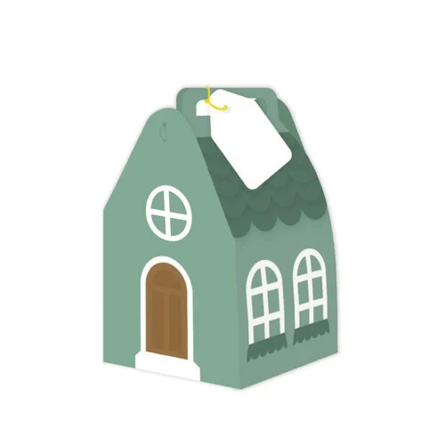 Scrapbook.com - Decorative Die Set - House Treat Box