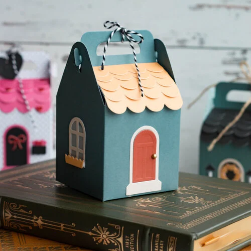 Scrapbook.com - Decorative Die Set - House Treat Box