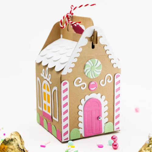 Scrapbook.com - Decorative Die Set - House Treat Box