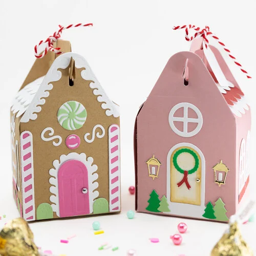 Scrapbook.com - Decorative Die Set - House Treat Box