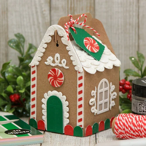 Scrapbook.com - Decorative Die Set - House Treat Box