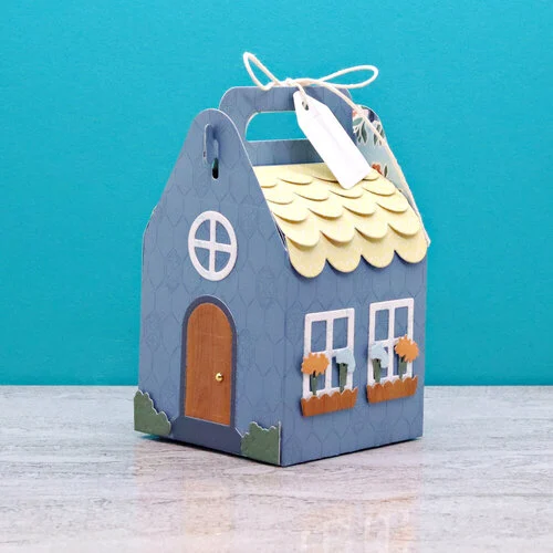 Scrapbook.com - Decorative Die Set - House Treat Box