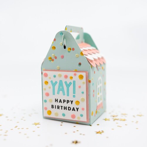 Scrapbook.com - Decorative Die Set - House Treat Box