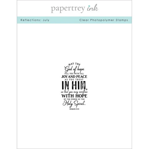Papertrey Ink - Clear Photopolymer Stamps - Reflections - July 1 Papertrey Ink - Clear Photopolymer Stamps - Reflections - July