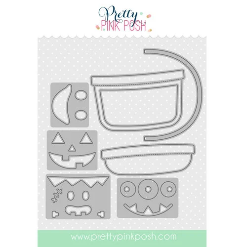 Pretty Pink Posh - Dies - Candy Bucket 1 Pretty Pink Posh - Dies - Candy Bucket