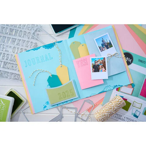 Sizzix - 49 and Market Collection - Thinlits Dies - Journal Essential Pages