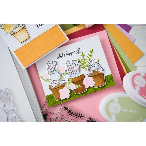 Sizzix - Catherine Pooler Designs - Thinlits Dies - Bunny Bits and Blooms 2