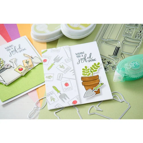 Sizzix - Catherine Pooler Designs - Thinlits Dies - Bunny Bits and Blooms 2