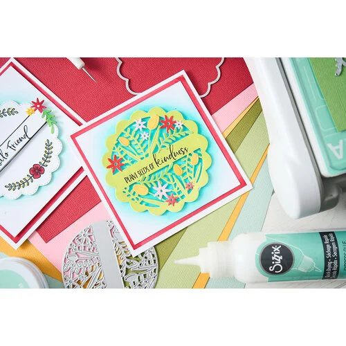 Sizzix - Catherine Pooler Designs - Thinlits Dies - Scalloped Circles, Borders and Banners 4 Sizzix - Catherine Pooler Designs - Thinlits Dies - Scalloped Circles, Borders and Banners