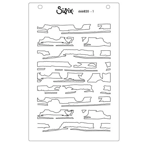 Sizzix - Stacey Park - Stencils - Serene Sophisticate 2 4 Sizzix - Stacey Park - Stencils - Serene Sophisticate 2