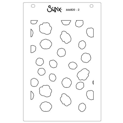 Sizzix - Stacey Park - Stencils - Serene Sophisticate 2 5 Sizzix - Stacey Park - Stencils - Serene Sophisticate 2