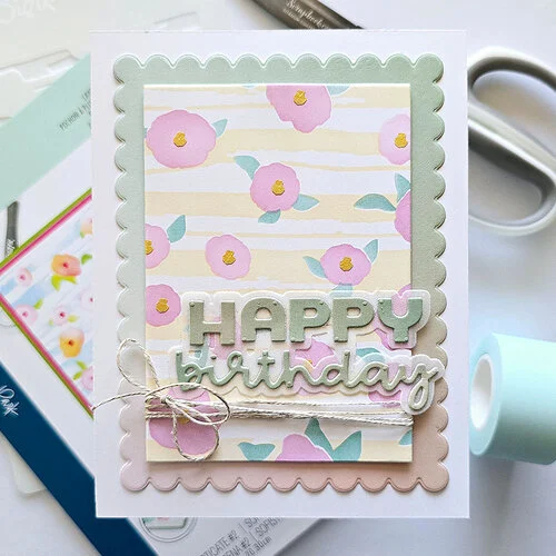 Sizzix - Stacey Park - Stencils - Serene Sophisticate 2 8 Sizzix - Stacey Park - Stencils - Serene Sophisticate 2
