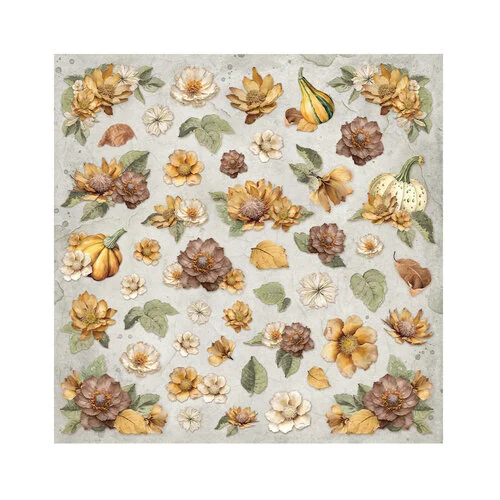 Stamperia - Golden Harmony Collection - Fabric Sheets - 4 Pack 2 Stamperia - Golden Harmony Collection - Fabric Sheets - 4 Pack