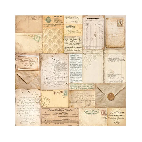 Stamperia - Golden Harmony Collection - Fabric Sheets - 4 Pack 5 Stamperia - Golden Harmony Collection - Fabric Sheets - 4 Pack