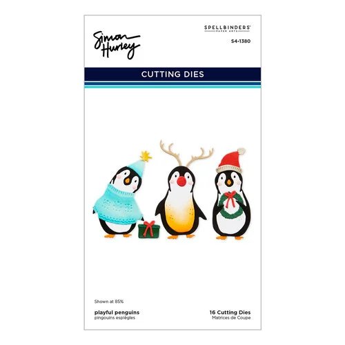 Spellbinders - Simon Hurley - Let It Snow Collection - Etched Dies - Playful Penguins 3 Spellbinders - Simon Hurley - Let It Snow Collection - Etched Dies - Playful Penguins