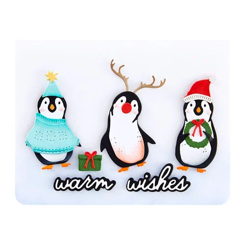 Spellbinders - Simon Hurley - Let It Snow Collection - Etched Dies - Playful Penguins 4 Spellbinders - Simon Hurley - Let It Snow Collection - Etched Dies - Playful Penguins