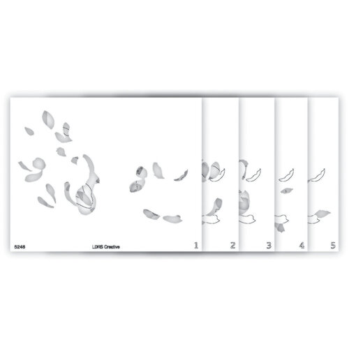 LDRS Creative - Good Cheer Collection - Stencils - Sweet Magnolias