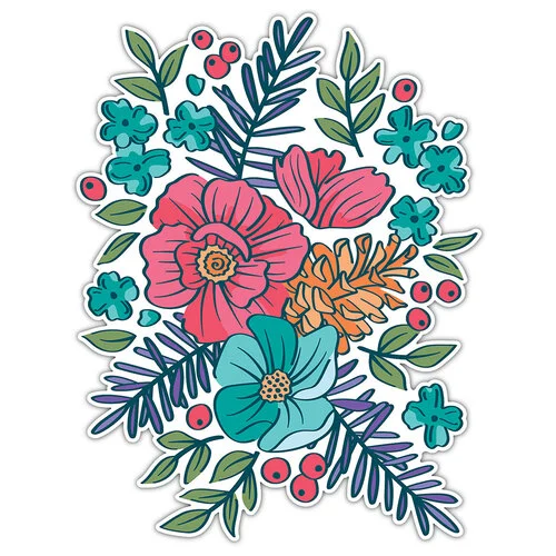 LDRS Creative - Good Cheer Collection - Impress-ion Press and Foil Plates - Pine Cone Blooms 1 LDRS Creative - Good Cheer Collection - Impress-ion Press and Foil Plates - Pine Cone Blooms