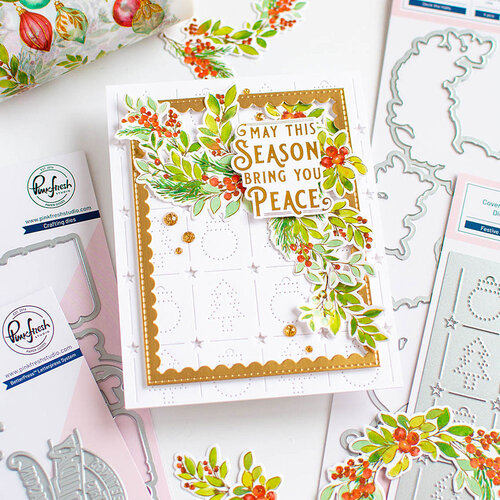Pinkfresh Studio - Magical Holiday Collection - Dies - Deck the Halls